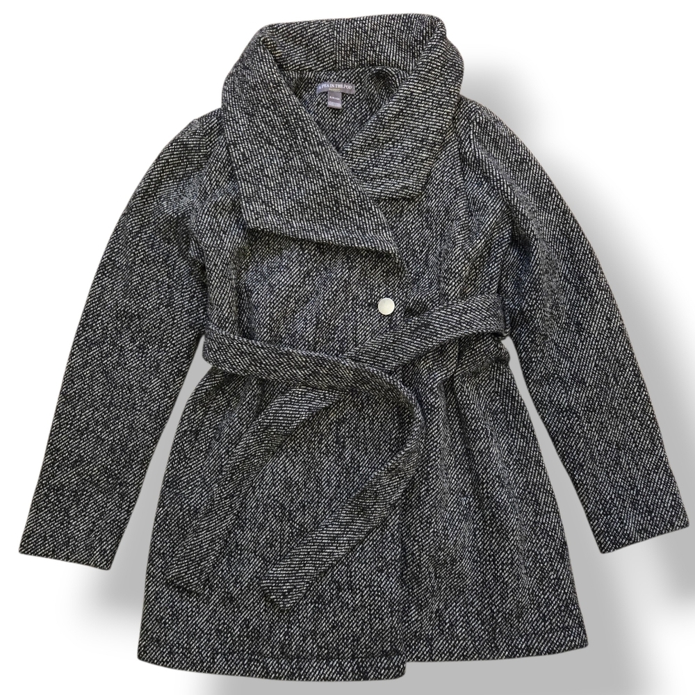 A Pea in the Pod Maternity Wool Blend Coat Jacket S Shawl Collar Single Button